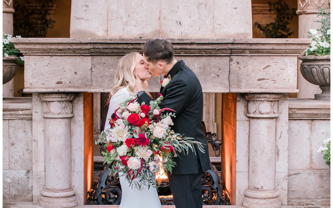 Romantic Fireside Wedding