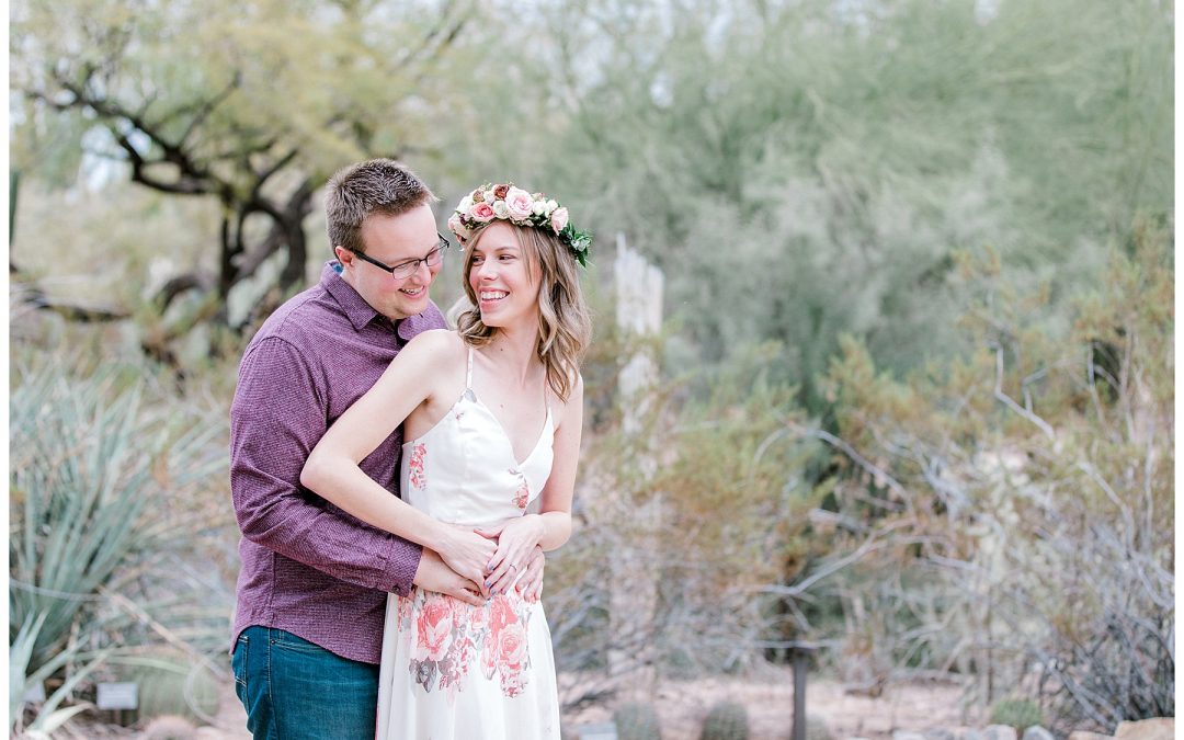 Phoenix Desert Engagement Session