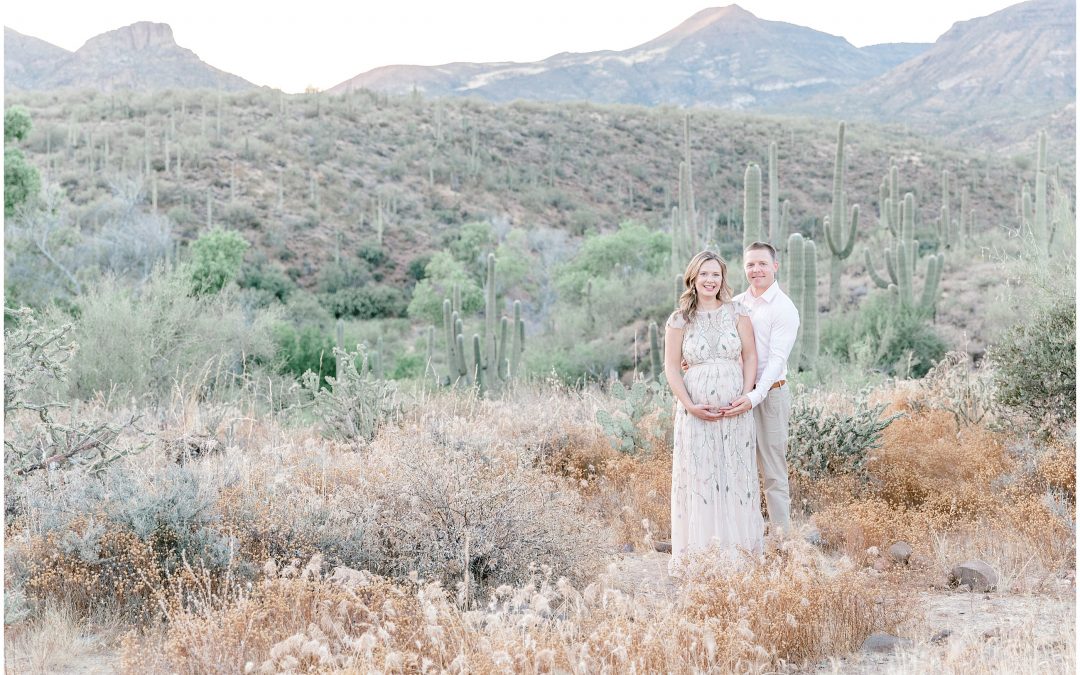 Cave Creek Maternity Session Among The Saguaros