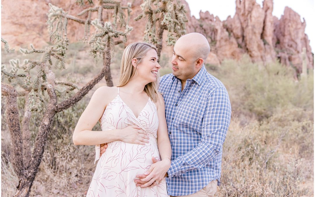 Arizona Desert Maternity Session