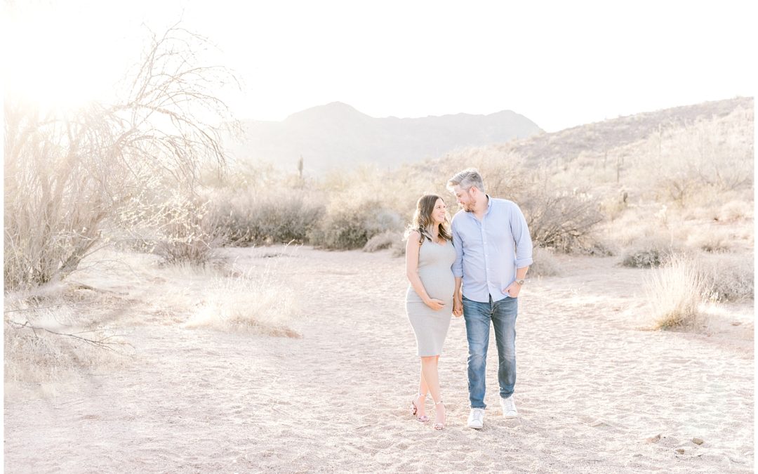 Mesa, Arizona Desert Maternity Session