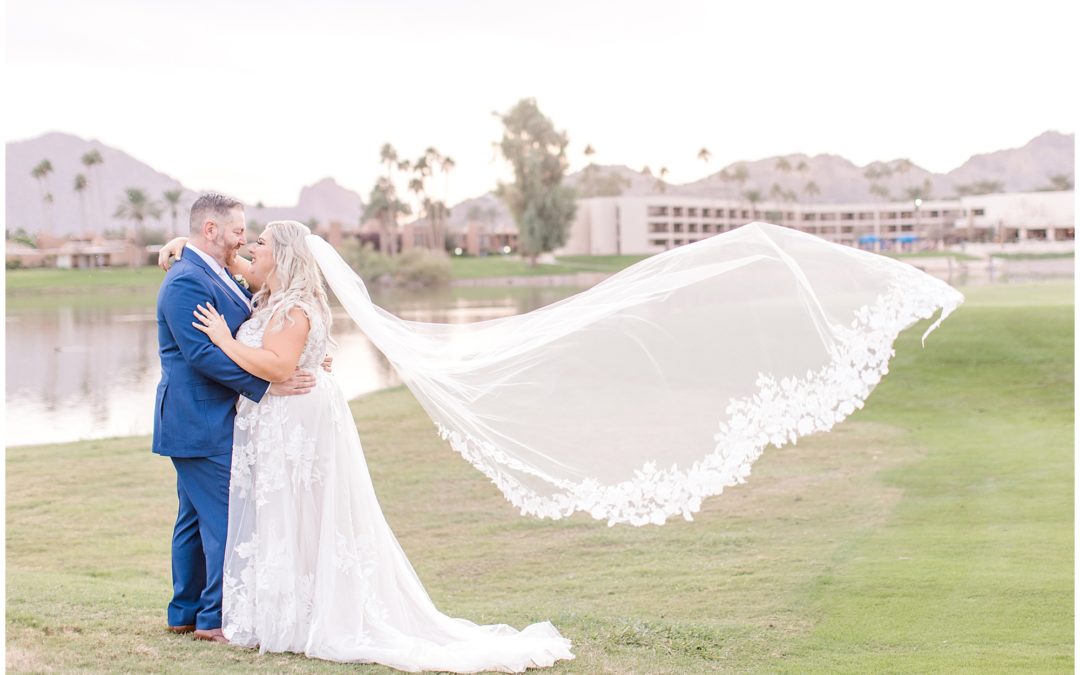 A Blush Camelback Mountain Wedding