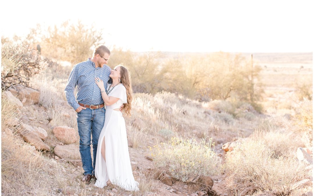 Golden Florence, AZ Engagement Session