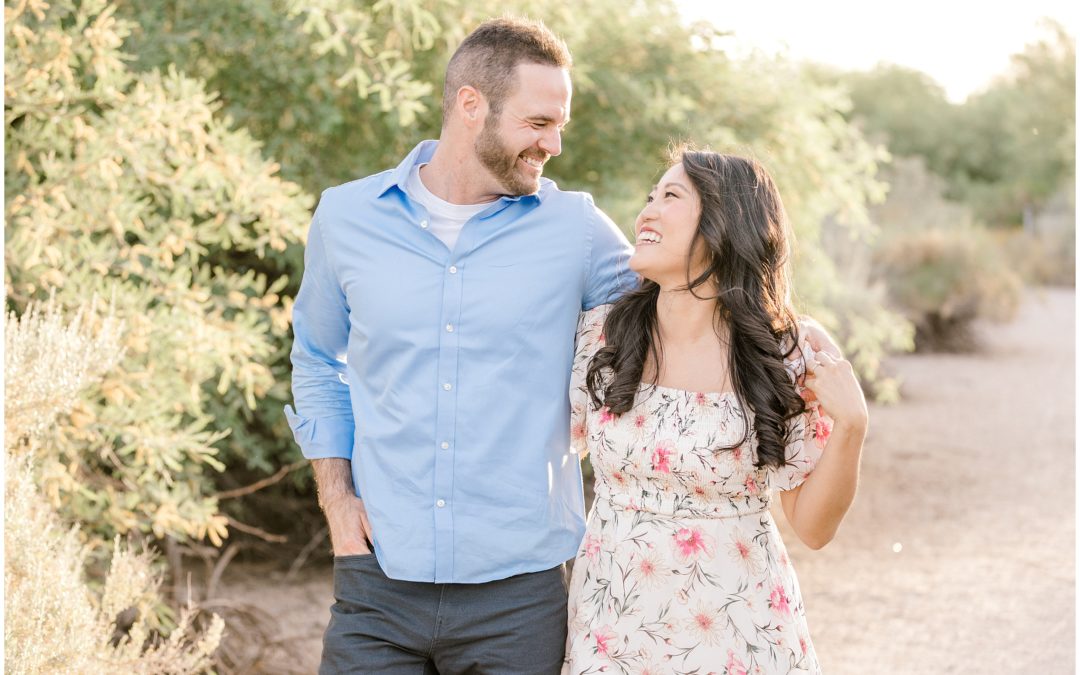 Gilbert Water Tower Engagement Session