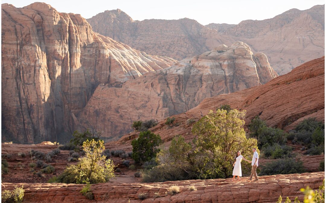 Snow Canyon Engagement Session in St. George, Utah