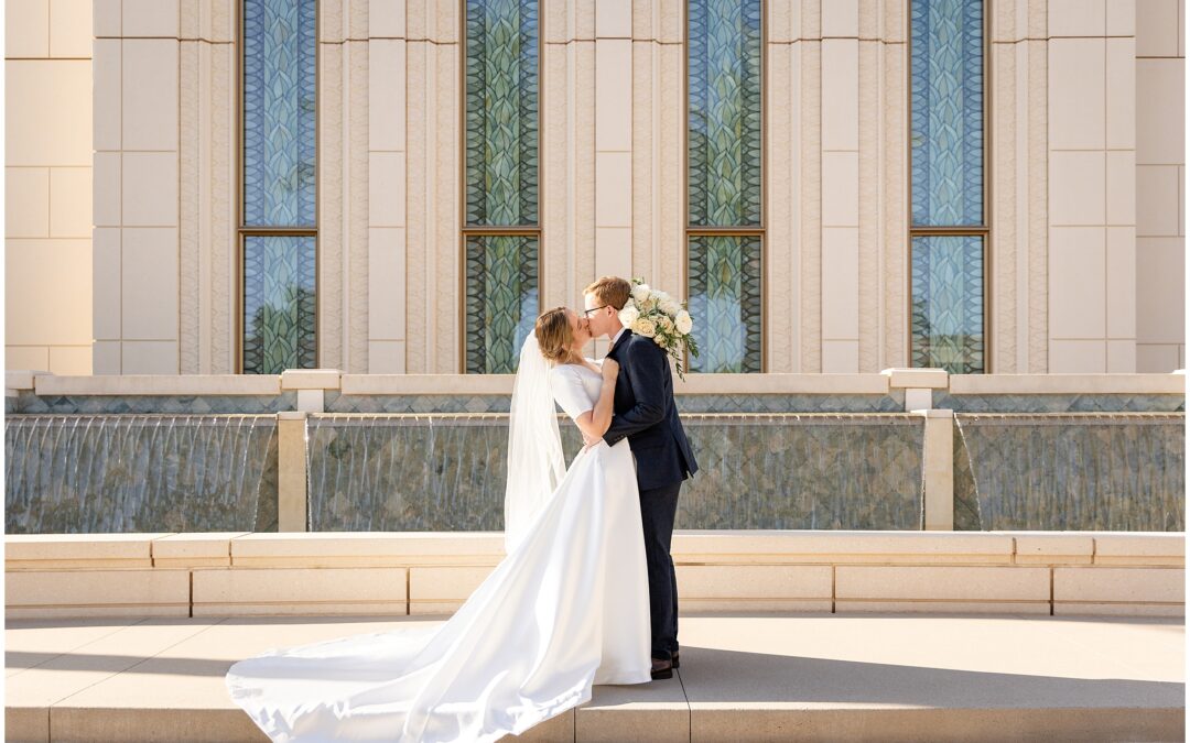 Sarah & Nate’s Gilbert Temple Bridal Session