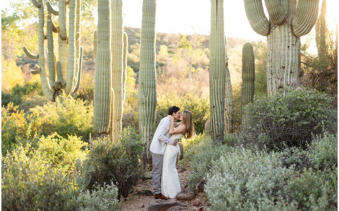 Fall Desert Engagement Session in Cave Creek