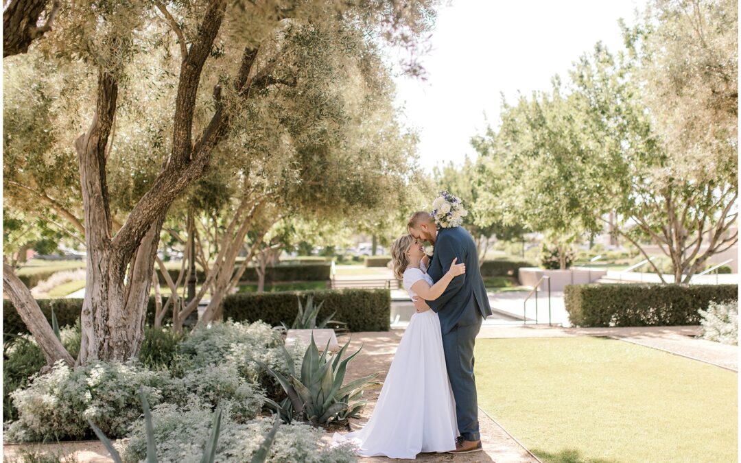 A Summer Mesa Arizona Temple Wedding